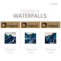 3-pak Yosemite Waterfalls $39